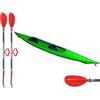 Rainbow Canoa Rigida Kontiki + 2 pagaie fissa RAINBOW