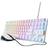 Trust Tastiera Trust 25795TRS con mouse Bianco [25795]