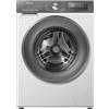 HISENSE WD3S1043BW7 LAVASCIUGA, Caricamento frontale, capacità lavaggio 10,5 kg, asciugatura 6 19 programmi, Profondità 59 cm, Bianco/Silver, Classe A