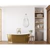 Trio Lighting EMMI SPECCHIO SFACCETTATO CORNICE DA APPENDERE 48,5X66CM BORDO ORO