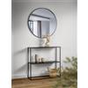 Trio Lighting ALEXIS TAVOLO CONSOLLE 80X80CM COLORE NERO IN METALLO