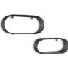 Trio Lighting JOYCE SET DI 2 MENSOLE A MURO 43-38CM METALLO NERO