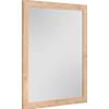 Trio Lighting KIM SPECCHIO DA PARETE CON CORNICE LISCIA CON GANCI X INSTALLAZIONE ORIZZONTALE E VERTICALE 48X68CM