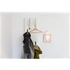 Trio Lighting GINA PORTA CHIAVI A PARETE CON SCRITTA HOME LEGNO BIANCO 20X30CM