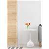 Trio Lighting MONA TAVOLINO METALLO BIANCO BASE SOTTILE 48,5X59,5CM