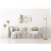 Trio Lighting MADDY SPECCHIO DA PARETE FORME OVALI CORNICE PLASTICA 90X61CM ORO