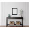 Trio Lighting TANJA SPECCHIO DA PARETE CON CORNICE LAVORATA CON GANCI X INSTALLAZIONE ORIZZONTALE E VERTICALE 55X70CM NERO ARGENTO
