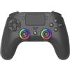 SUBSONIC - Controller wireless per PS4 / Playstation 4 - Controller Bluetooth con LED, vibrazione e jack per cuffie - Nero [playstation_4]