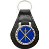 Family-crests Loggia Massonica Master Of Ceremonies Leather Key Fob