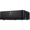 SilverStone SST-GD06B - Cabinet Grandia HTPC formato mATX , High Airflow Performance, nero