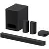 Sony BRAVIA Theatre System 6 (5.1 canali Surround Sound, 1000 W, con altoparlante posteriore e subwoofer, Dolby Atmos, DTS:X, AI Voice Zoom 3 con BRAVIA TV, DSEE, modalità multi-stereo per feste) nero