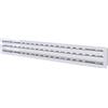 Tecnosystemi - Tecnosystemi Diffusore lineare in PVC anticondensa con serranda e deflettore centrale a 3 feritoie