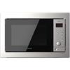 Cecotec Forno a Microonde Digital Grandheat 2500 Steelblack incorporato. 900W, integrabile, 25 litri, griglia, avvio rapido, 8 funzioni preconfigurate, timer