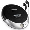 Denver Lettore CD Portatile Denver DMP-391. Walkman. Compatibile con CD, CD-R e CD/RW. Funzione Anti-Shock. Sistema di amplificazione dei Bassi. Cuffie Incluse.