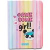 Mitama Agenda Bigiornaliera 2026 AWESOME GIRL, Pocket 8x11 CM, copertina rigida, carta FSC, chiusura elastico, Per bambini e ragazzi, Scuola e tempo libero