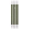 KnitPro Royale Ferri per Lavorare a Maglia a Doppia Punta, in Betulla, in Ottone, Multicolori, 15 cm x 6,50 mm, Set da 6