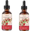 Alyxen 2 Pezzi Olio di Semi di Melograno - 100% Olio di Semi di Melograno Pressato a Freddo, Essenza Idratante Biologica, Siero da Massaggio per il Corpo, Capelli e Viso