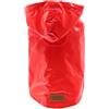 Croci Raindrop Cherry - Impermeabile per cani taglia piccola e media, cappotto antivento, giubbotto con cappuccio e foro per guinzaglio, colore Rosso, taglia 25 cm