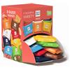 RITTER SPORT Mini Colourful Variety, Mix Cioccolatini, Grande Varietà di Gusti, Nocciole, Marzapane, Gianduia, Cornflakes, Yogurt, Latte e Biscotto, Cacao 100% Certificato Sostenibile, 1200 g