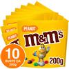 M&M's Confetti Cioccolatini a Bottone Ripieni Arachidi con Cioccolato 10x 200g