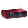 Focusrite Interfaccia audio Focusrite Scarlett 2i2 USB-C 4a generazione Nero/Rosso [SCARLETT 2I2 USB-C 4A GEN]