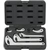 FERVI Set serie chiave chiavi per ghiera ghiere a settori settore regolabili 35 120 mm