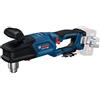 Bosch Professional 18V System Trapano ad angolo a batteria GRD 18V-127 (coppia morbida 65 Nm, motore brushless, 2 impostazioni di velocità: sgrossatura veloce 1.800 giri/min, lenta 550 giri/min)