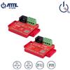 Atte Power ETH-2WIRE-A-SET.Convertitore per la trasmissione Lan/PoE tramite 2 fili