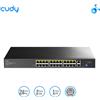 CUDY FS1026PS1. Switch PoE a 24 porte 10/100 Mbps+2 Uplink Gbps Vlan/Extend, rack 300W