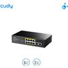CUDY FS1010P. Switch PoE a 8 porte 10/100 Mbps+2 Uplink Vlan/Extend, 120W