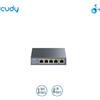 CUDY POE40.Extender PoE a 5 porte Gbps, 4PoE,uscita fino a 30W