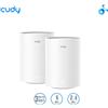 CUDY M3600.Mesh Wi-Fi 7,BE3600 3 porta Gbps fino a 2882Mbps+688Mbps gestibile con App Cloud, 2Pz