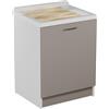 Colavene - Active Wash statico lavatoio 65x55x88h con portabiancheria [corda] - AWS6555C