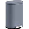 HOMCOM Pattumiera cucina 30L, pattumiera a pedale, secchio interno rimovibile, coperchio a chiusura morbida, 36,5x31x61cm, grigio | Aosom Italy