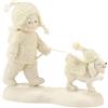 Department 56 Snowbabies - Statuetta in porcellana per cani d'inverno, 11,4 cm, colore: Bianco