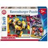 Ravensburger - Puzzle Bambini 5 Anni 3x49 Pezzi, Transformers - Puzzle 5 Anni, Collezione Transformers, Include 3 Puzzle 49 Pezzi, Giochi Educativi, Idee Regalo