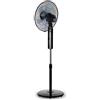 Orbegozo SF 0244 -ventilatore a piantana, telecomando, silenzioso, 240 V, 5 pale 40 cm, spegnimento programmabile fino a 7,5 h, 3 velocità, nero