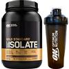 Optimum Nutrition 100% Gold Standard Isolate Proteine Whey in Polvere con BCAA Cioccolato 930g 31 Porzioni + SHAKER