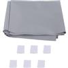 Rankomu Schermo proiettore 90 pollici ad alta definizione 4K anti-luce pieghevole portatile schermo proiettore per casa, feste, ufficio, aula, uso esterno, schermo di proiezione bianco