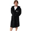 Star Wars Accappatoio con cappuccio nero da uomo di Darth Vader | Abbigliamento da casa in pile retrò con scritta Come to the Dark Side | Accappatoio comodo per il relax | Merchandising