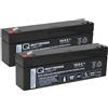 Quality Batteries Q-Batteries Batteria di ricambio per sollevatore da bagno e sollevatore di pazienti 24V 2.1Ah (2 x 12V)
