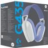 Logitech Cuffie Gaming Wireless G435 (Bianca e Lilla- PC- PS5- PS4)