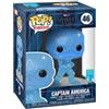 Funko Pop! The Infinity Saga - Captain America (Art Series- 9 cm)