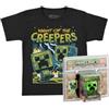Funko Pocket Pop! e Tee Minecraft - Creeper (Taglia S- Kids)