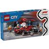 LEGO City - Pitstop e meccanici con monoposto Ferrari F1