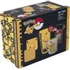 ABYstyle Pokemon - Pikachu (Bicchiere, Tazza, 2 Portabicchiere)