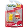 Jazwares Pokemon Battle Figure - Fuecoco e Pikachu (5 cm)