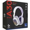 Logitech Cuffie Gaming Wireless Astro A30 (Bianca e Viola- PC- PS5- PS4- Xbox- Switch- Mobile)