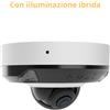 Ajax DomeCam Mini HL 8MP 2.8 mm, telecamera IP illuminazione ibrida AI - AJ-DOMECAM-MINI--HL-W 126273