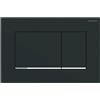 Geberit - Placca di Comando SIGMA30 con Doppio Scarico, colore Nero opaco e Cromo 115.883.14.1